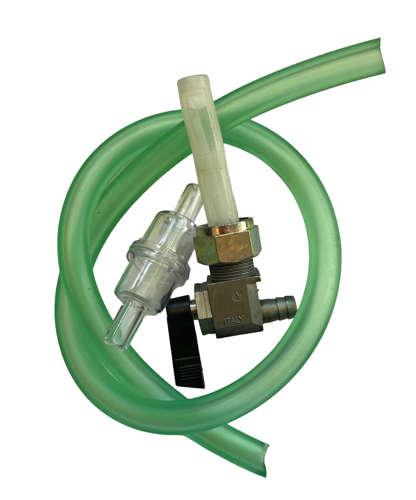 Rubinetto Benzina A Flangia Per Moto RX 50 - Interasse Fori 34 Mm