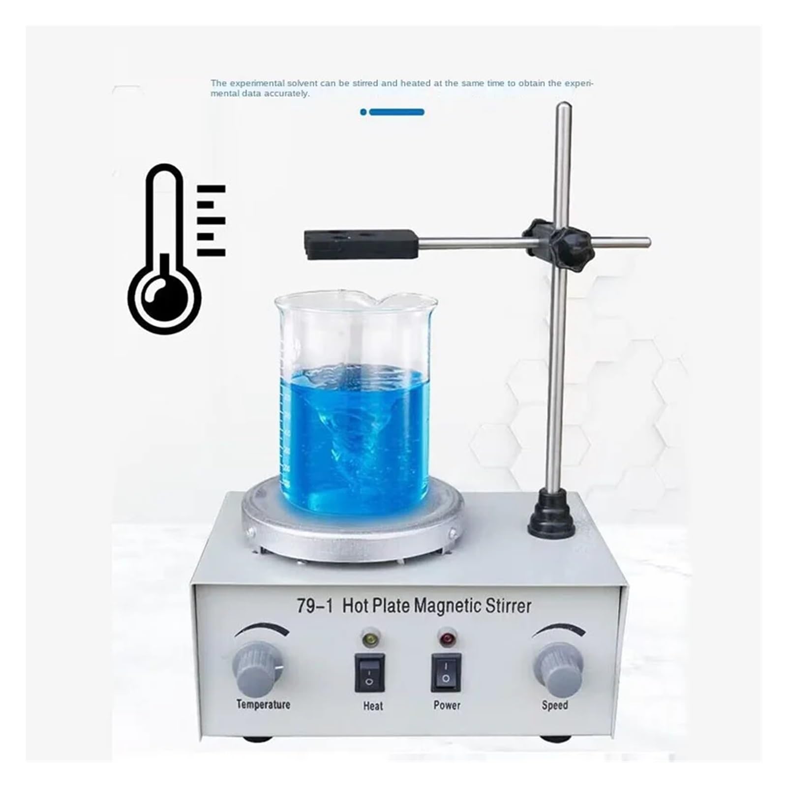 Heizung Magnetrührer Labor Heizung Dual Control Rührer Rühren 250 W 1000 ml Heizplatte Rührer Rührer