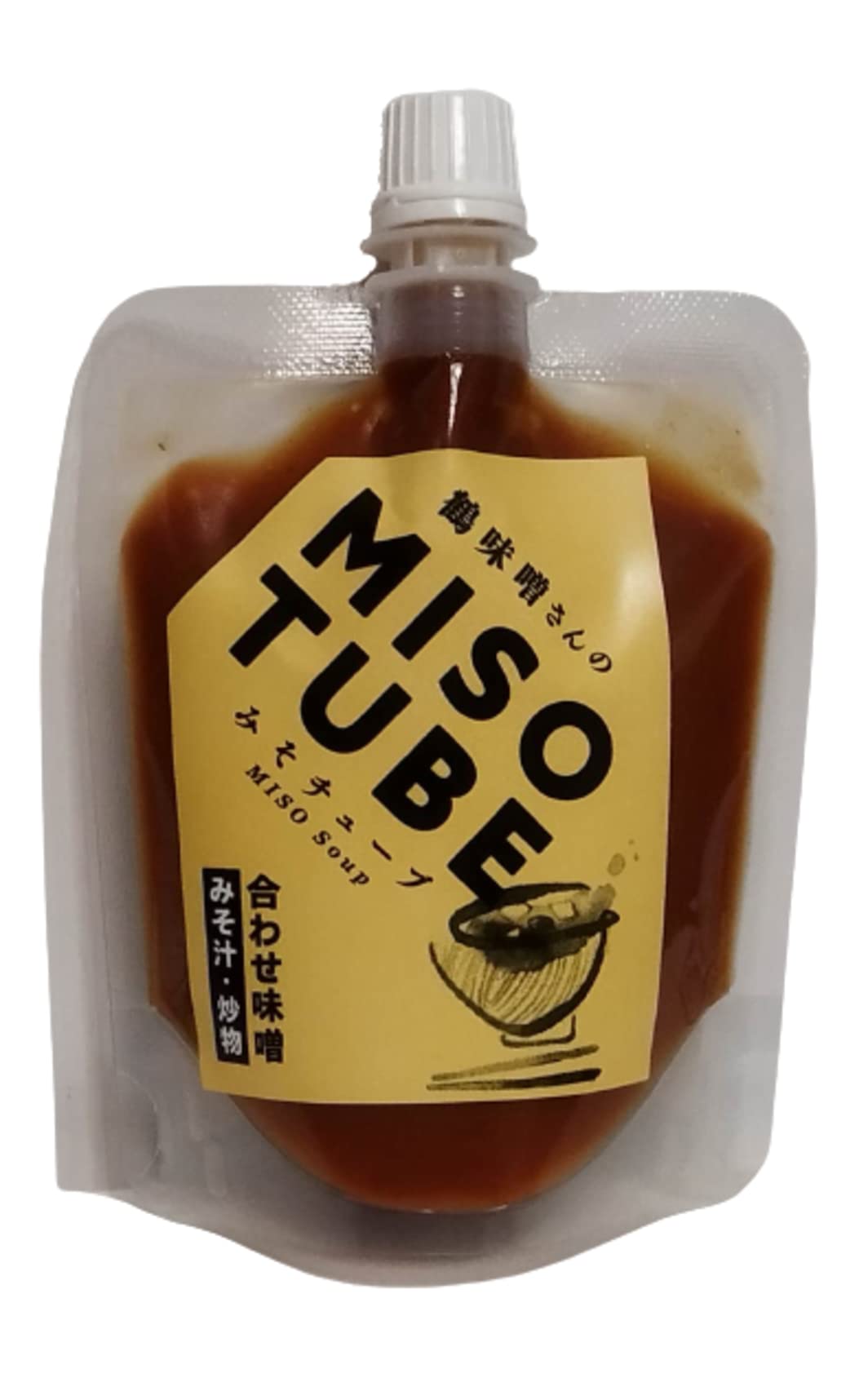 Amazon | 鶴味噌醸造 MISO TUBE 160gスパウト | 鶴味噌醸造 | 味噌汁 通販