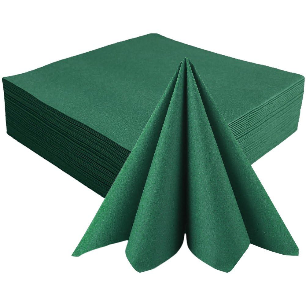Serviettes de dîner en papier Air-Laid serviette d'invité Noël et fête de mariage x50