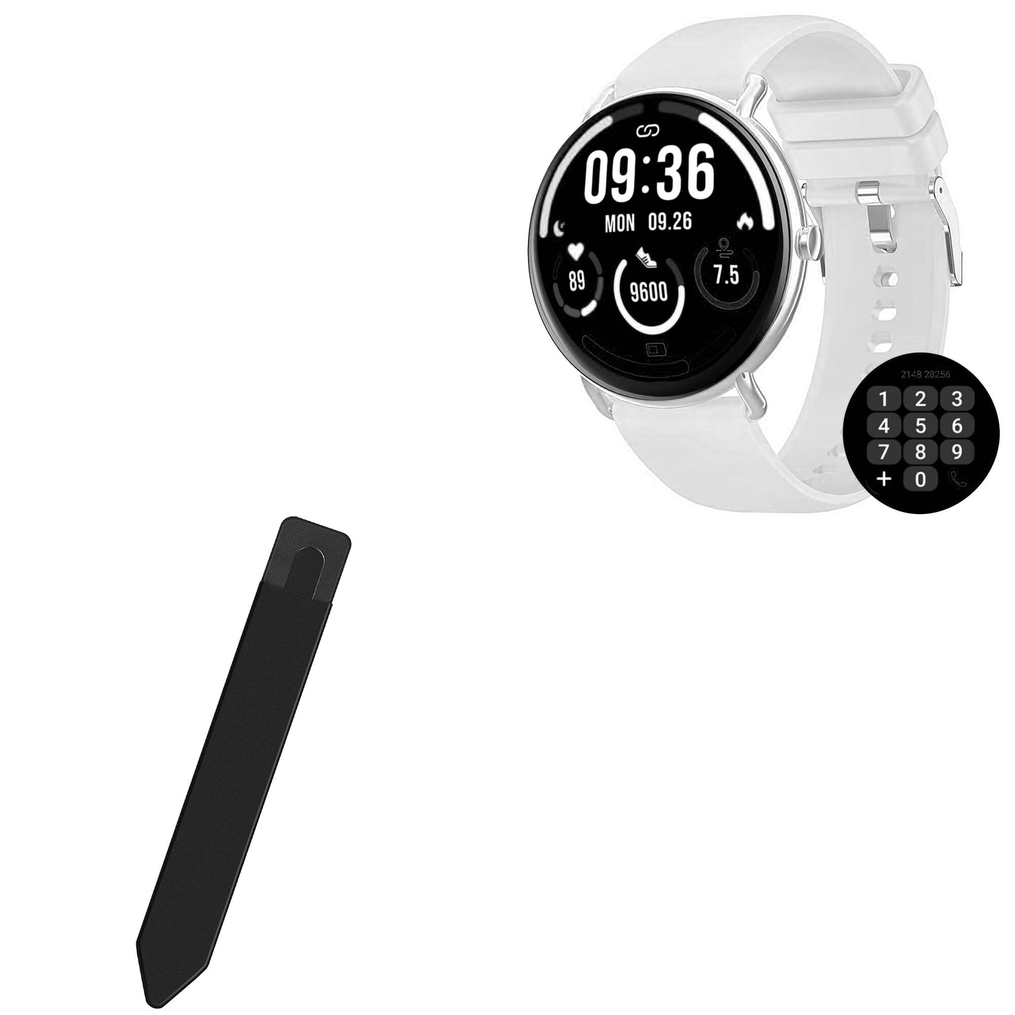 BoxWave Stylus Pouch Compatible with RERE AMOLED Smart Watch - Stylus PortaPouch Pen Stylii Holder Carrier Portable Self-Adhesive