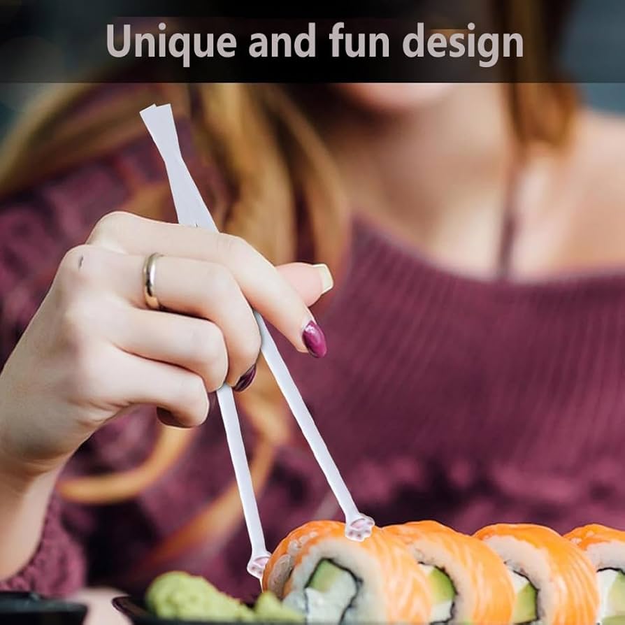 Bacchette A Forma Di Zampa Di Gatto, Impugnatura Antiscivolo