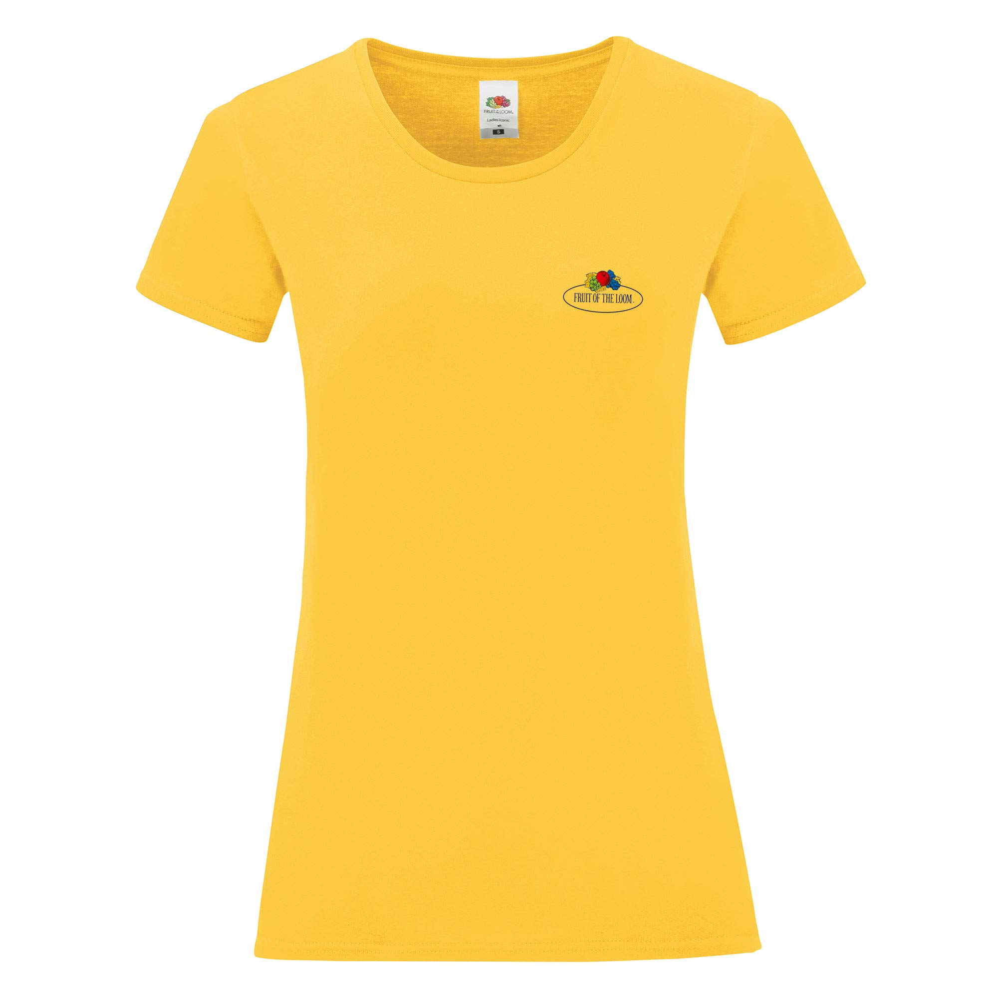 T-shirt giallo fluo da bambino con logo sul petto Ducati Corse Sketch