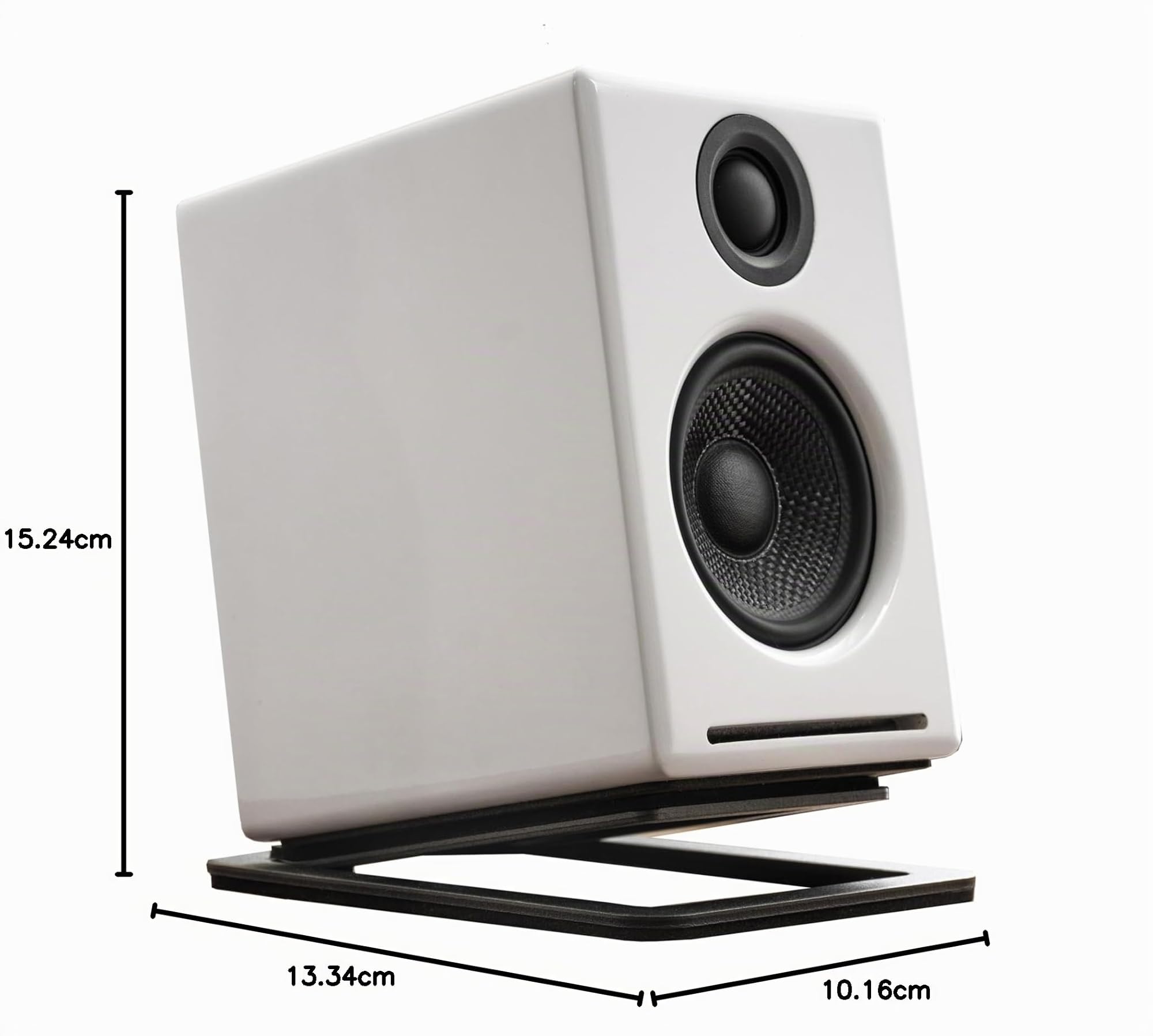 Audioengine Altoparlanti da tavolo wireless Bluetooth A2 Plus | Altoparlanti per computer da 60 W, musica e giochi