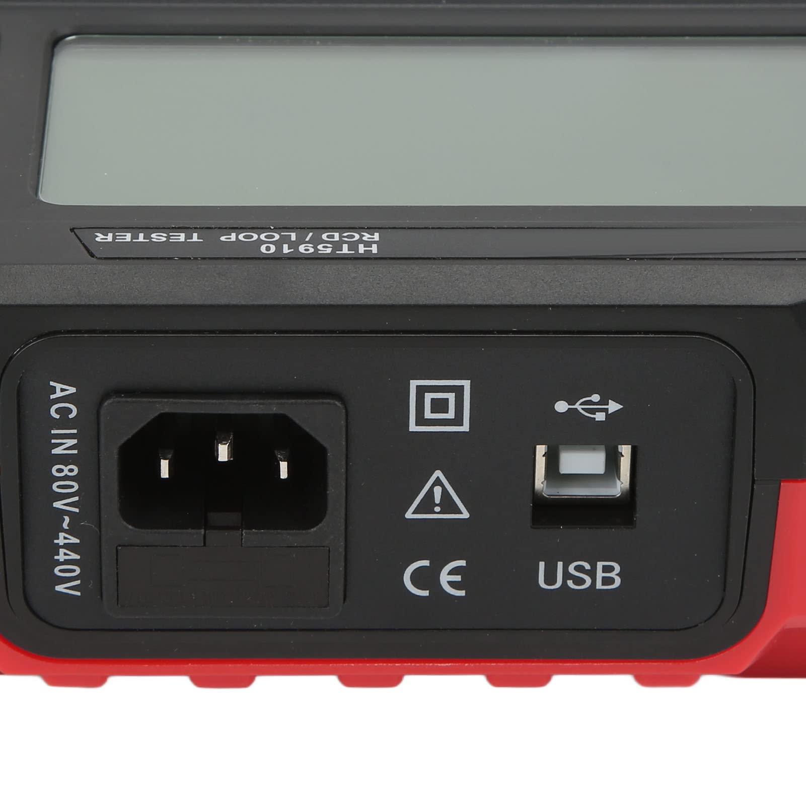 Emoshayoga Tester di Resistenza Interruttore di dispersione, 0V 440V Strumento di Prova di Resistenza RCD Multifunzionale a Costruzione compatta 45Hz 65Hz per Il rilevamento di circuiti