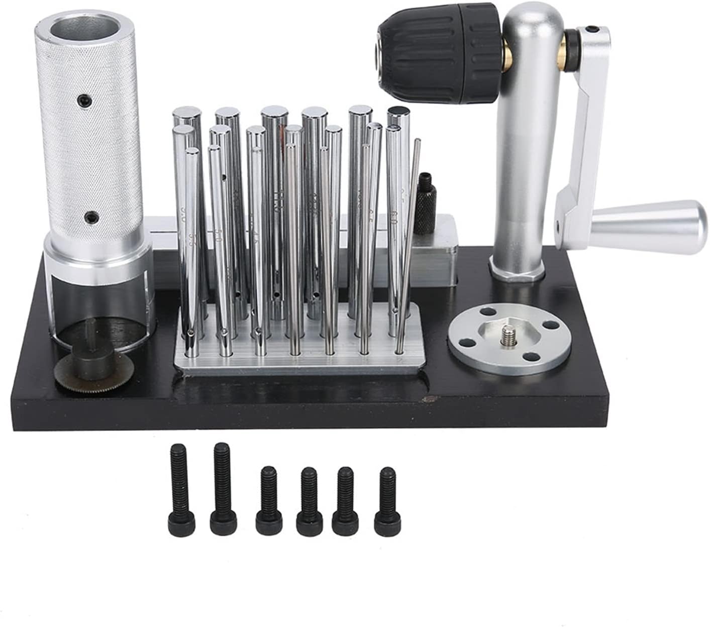 Zerodis Ornamental Tools Accessories Manual Machine with 20 Mandrels for Jewelry Making and Craft Projects Professional Stainless Steel Jump Ring Maker Jewelry