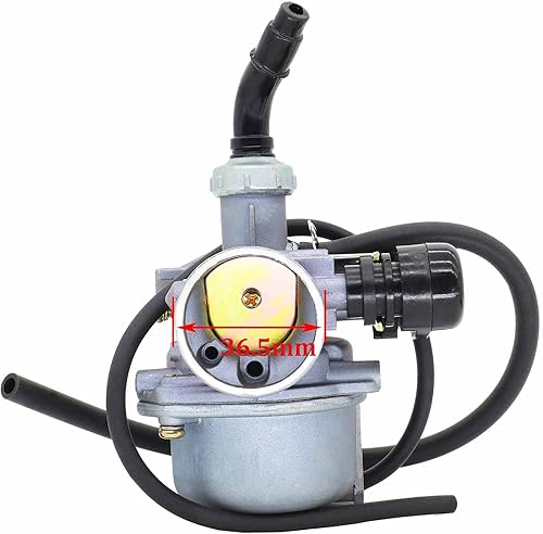 Miniatura 3 de SHIQING - Carburador ATV PZ19 y filtro de aire de 1.378 in de repuesto para 50 cc, 70 cc, 80 cc, 90 cc, 110 cc, 125 cc, ATV Dirt Pit Bike Taotao con