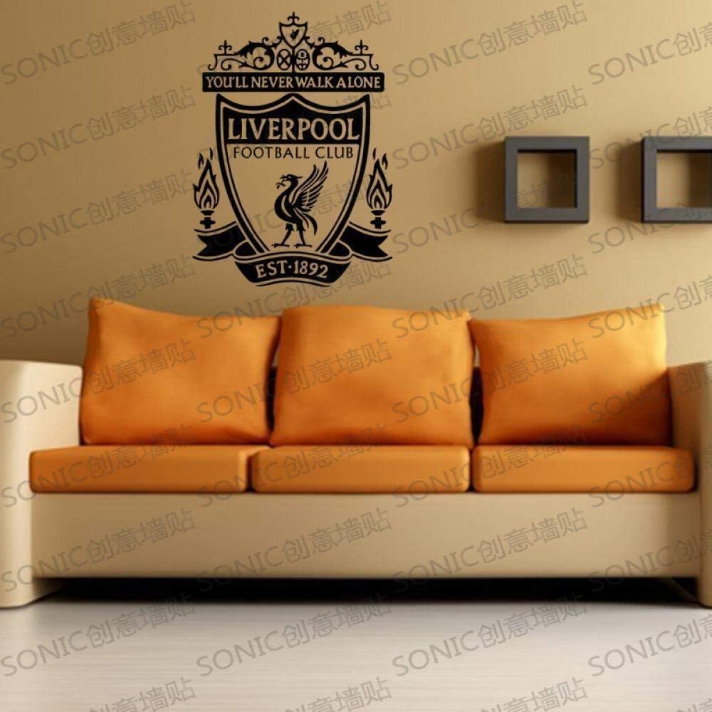 SDGBCXD Personalised wall stickers, Wall Sticker Decals Stickers murals Liverpool Premier League Football Team