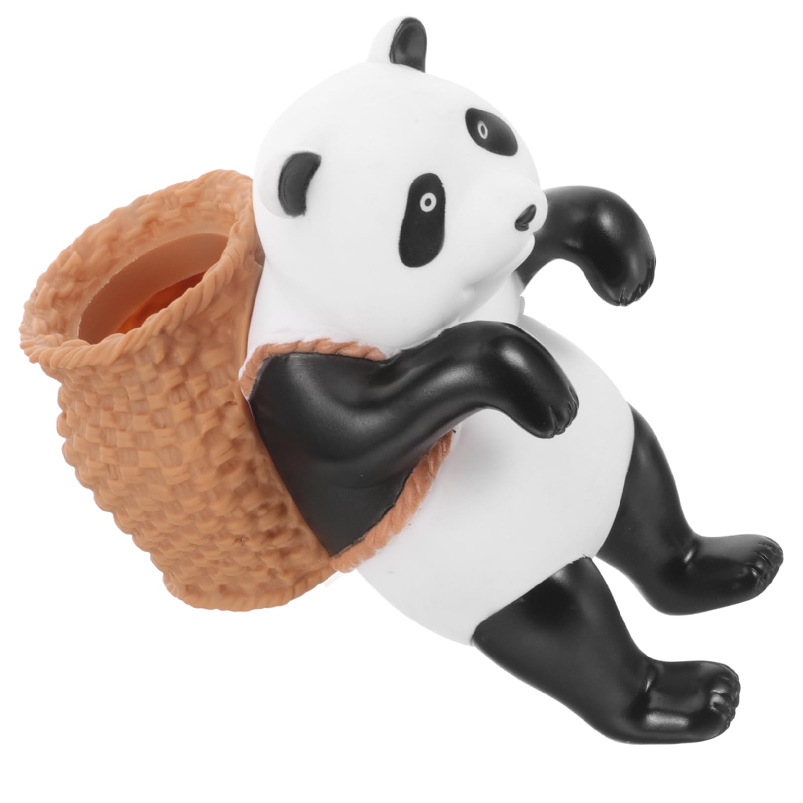 ULTECHNOVO 4 Pièces Ornements de Panda Mini décors d'aquarium Ornement de Panda d'aquarium Accessoires Petit Ornement d'aquarium Joli décor de Paysage d'aquarium Vinyle