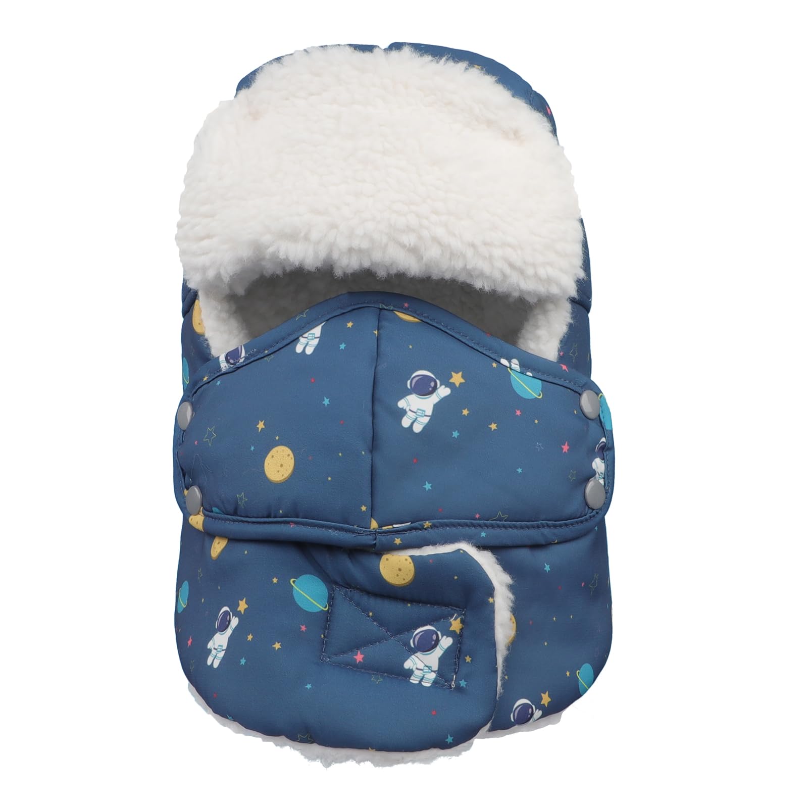 Accessoire Ski Vélo Chapka Russe Enfant YJZQ - Bonnet Hiver Imperméable, Cagoule Chaude Avec Protection Visage - Ski, Randonnée Chapka Enfant Garçon