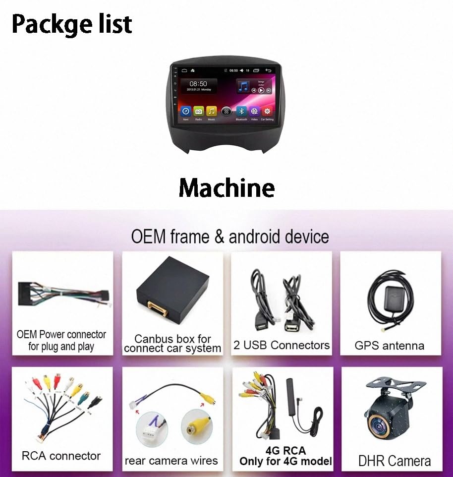 Pantalla coche 2 DIN Android Auto para BYD L3 F3, manos libres Bluetooth y GPS 7