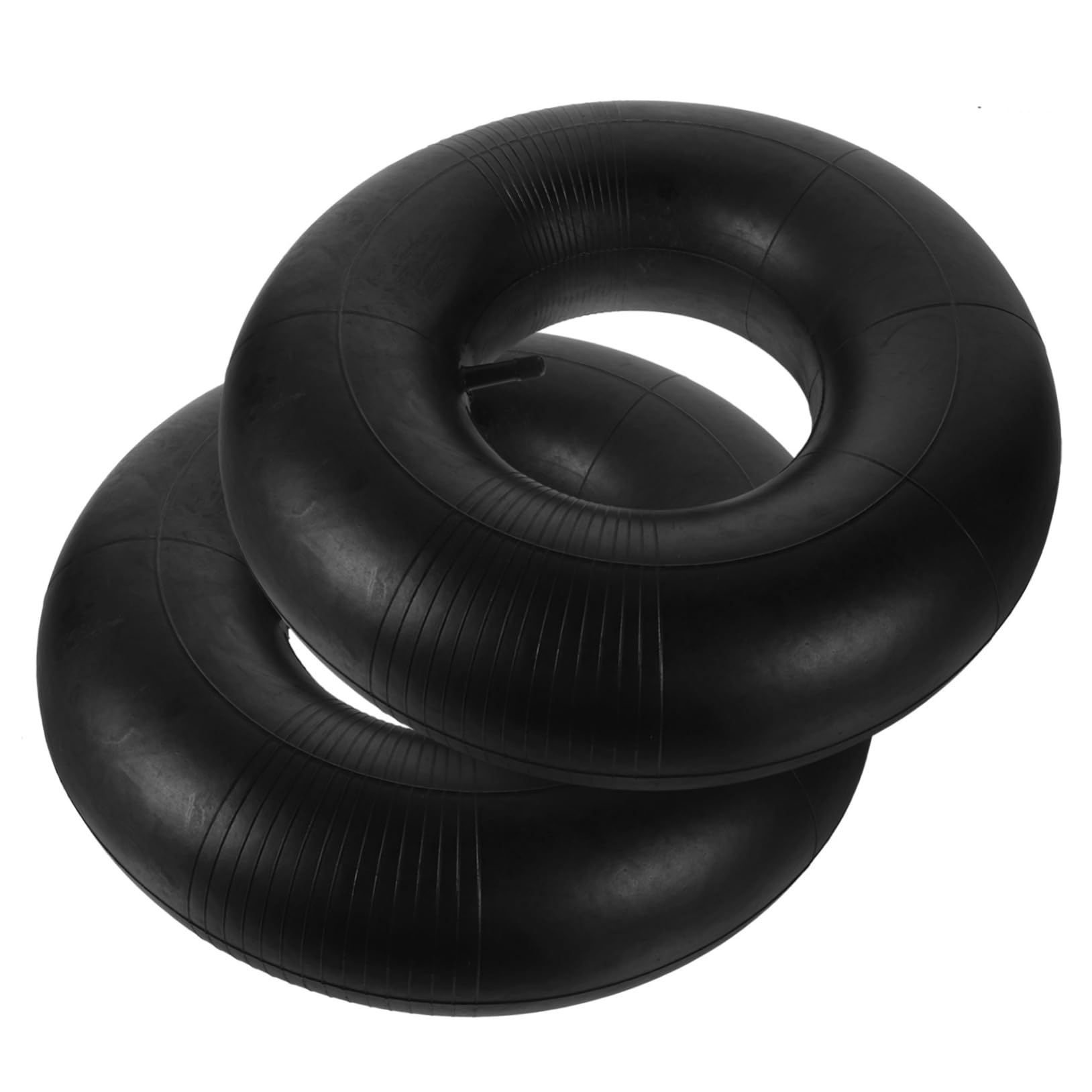 2 Stück Rasenmäher Reifenschläuche 6 Zoll Luftschläuche aus Dickem Gummi für Rasenmäher Schubkarren und Gartengeräte mit Einfacher Montage und Vibrationsdämpfung