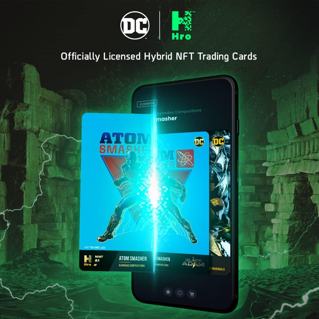 HRO DC Comics Unlock The Multiverse Chapter 2: Flowpack, Hybrid NFT, 7 Trading Cards Pack, Pack of 1