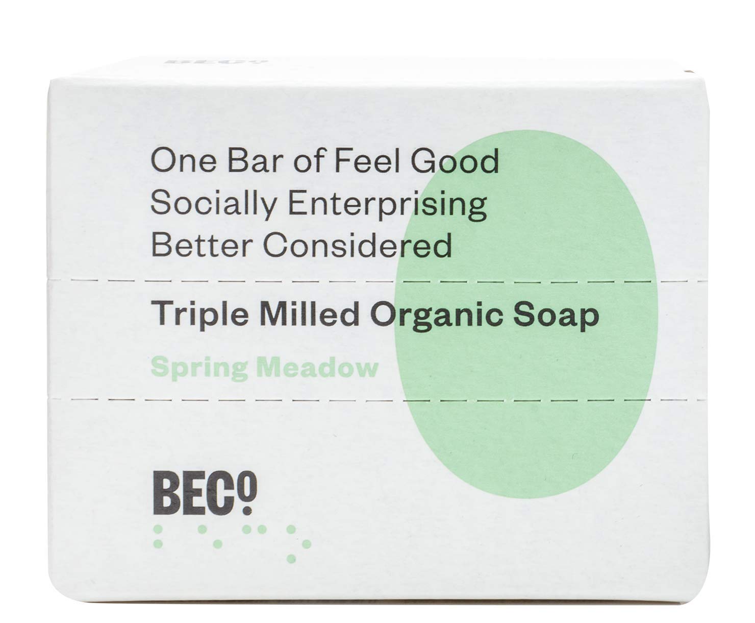 BECO. Spring Berries Triple Milled Organic Bar Soap, Vegan, 100% Hypoallergenic