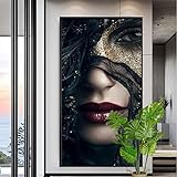 数字油絵 セクシー 数字キット塗り絵 手塗り 人気 DIY絵 デジタル油絵 による絵画 数字キットでペイント Paint By Numbers 美しさ 水彩画 数字塗り絵 大人用 初心者 子供のためのギフト おしゃれ 壁飾り ホーム オフィス装飾（20x60cm,フレームなし） XYY-1913