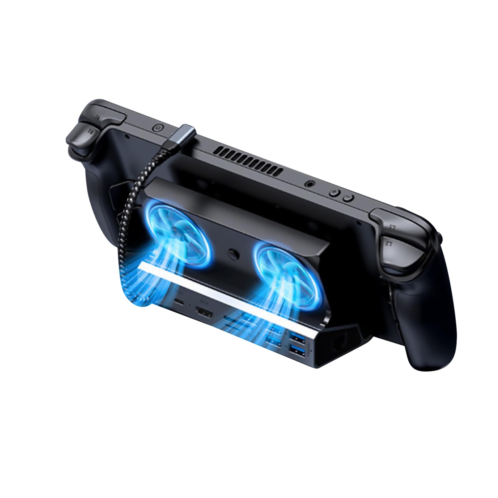HDMI 4K @ 60Hz Output/USB 3.0 /USB-C Port Charging Docking Station Adapter per Steam Deck Game Accessorio