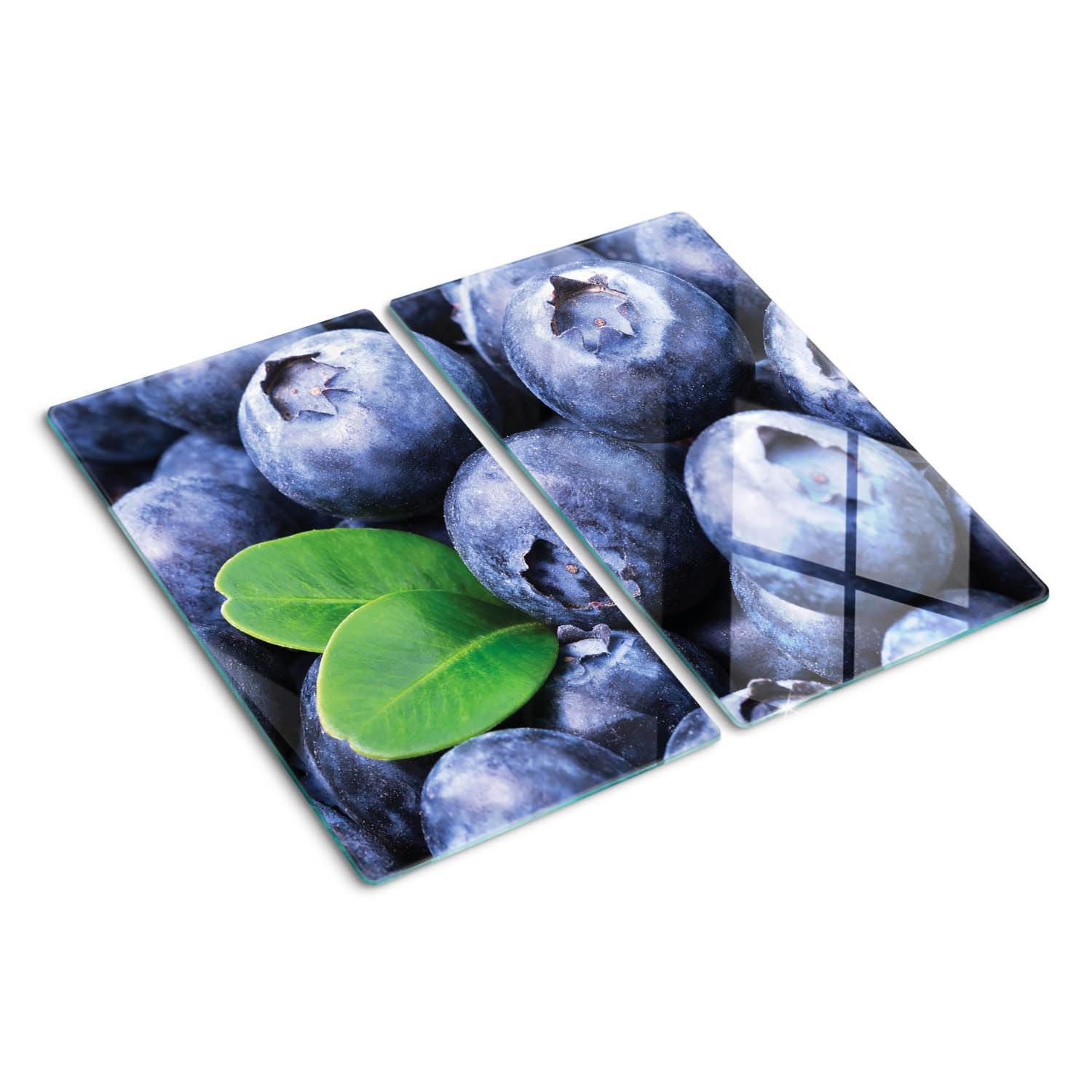 Planche de cuisine en verre 2x30x52 cm pour plaques de cuisson