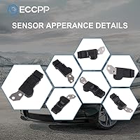Vista 5 de ECCPP Sensor de posición del árbol de levas para Chevrolet Aveo Aveo5 1.6L, para Pontiac Wave 1.6L, 96253544 2134701 PC592