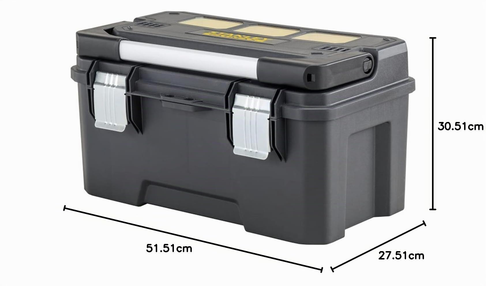 STANLEY FATMAX FMST1-75792 Cassetta Porta Utensili, Nero, Larghezza 51,5 cm Altezza 27,5 cProfondità 30,5 cm