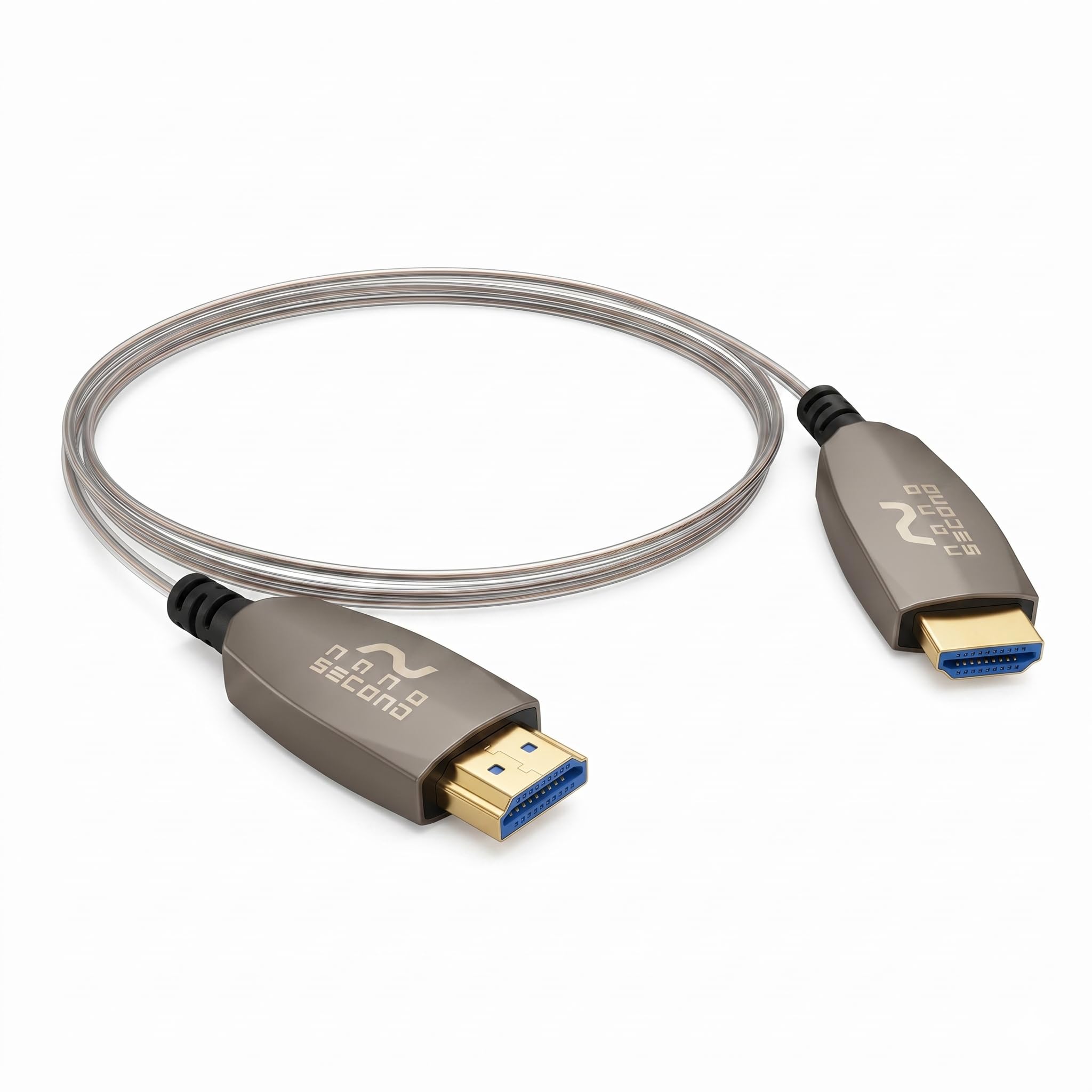 NanoGlass, cavo HDMI in fibra ottica, ultra sottile da 1,9 mm, 8K, 4K 120 Hz, HDMI ad alta velocità, per monitor di fotocamere, console di gioco, PC, TV, proiettore (3 m)