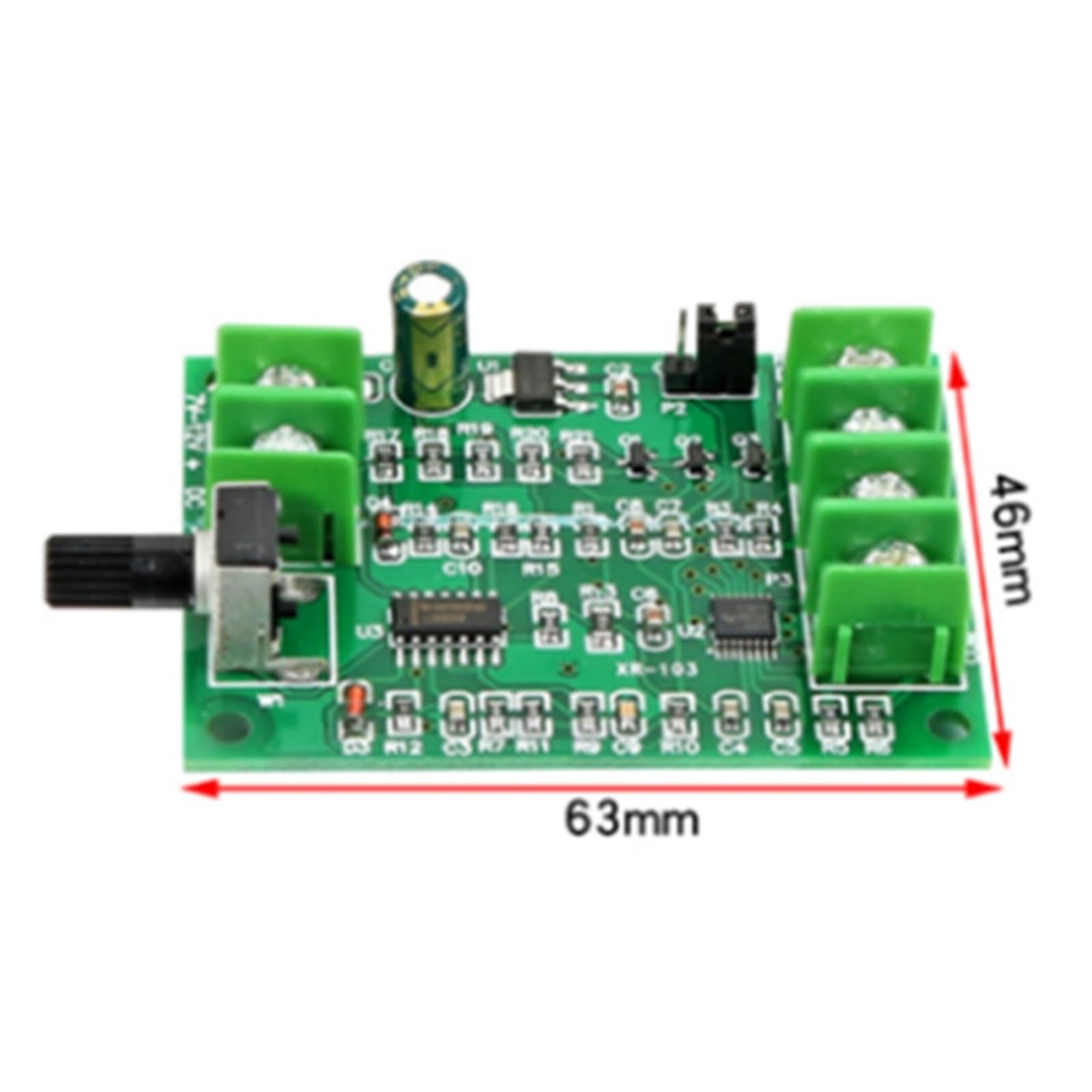 Schrittmotor-Treiber, bürstenloser Gleichstrom-Motor-Treiberplatine, Geschwindigkeitsregelung, optisches Laufwerk, Festplatten-Controller für CNC-Router, 2 Stück