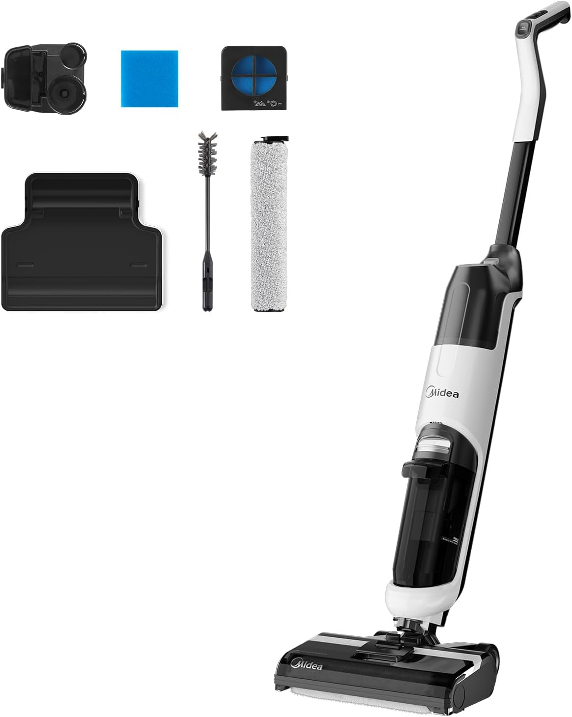 Midea X6 Wet-Dry Cordless Vacuum Cleaner | Self Traction Design | Two Tank System | Self-Cleaning & 3 Modes | with Docket Station