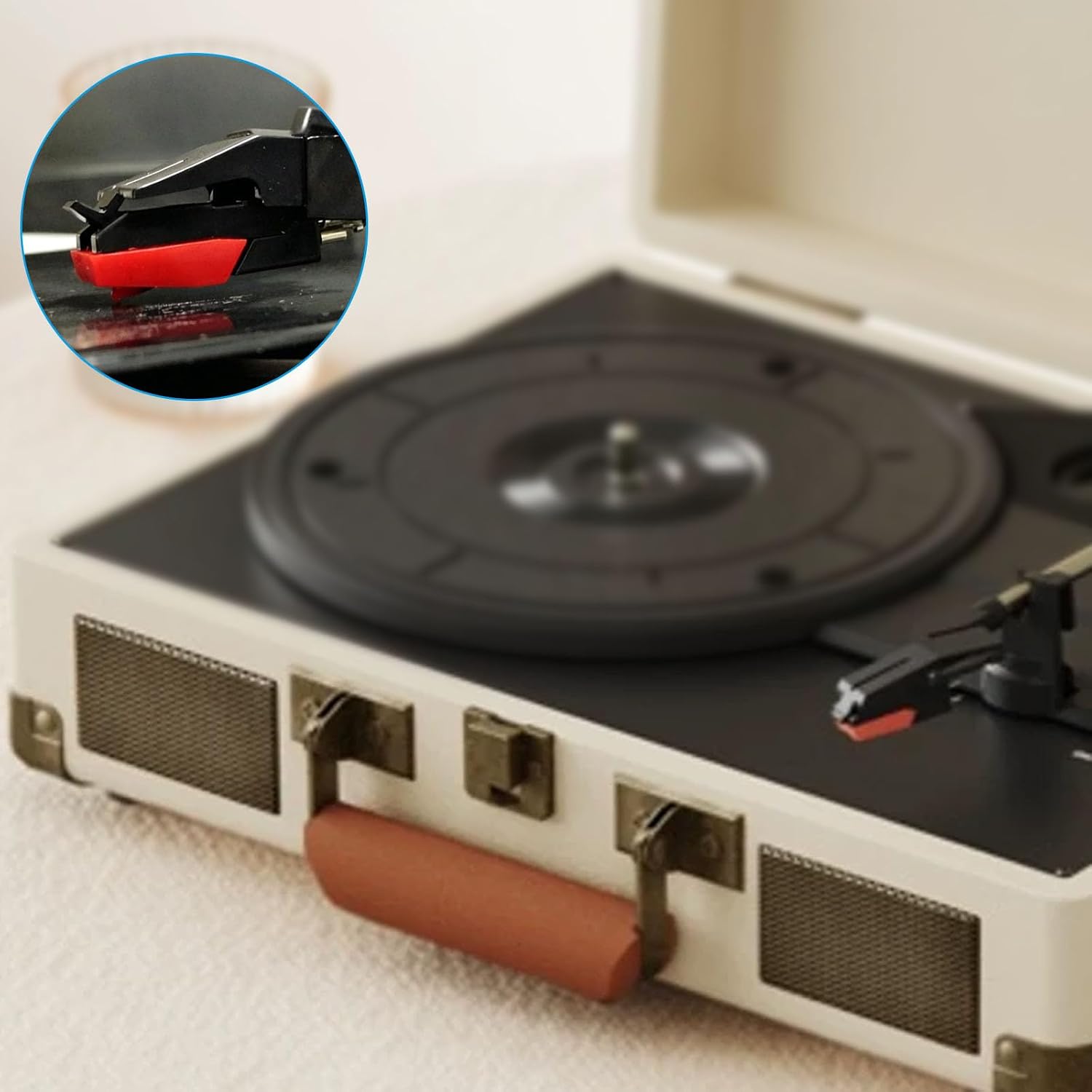 4 Pack Record Player Needle, 1 Record Player Cartridge image 3