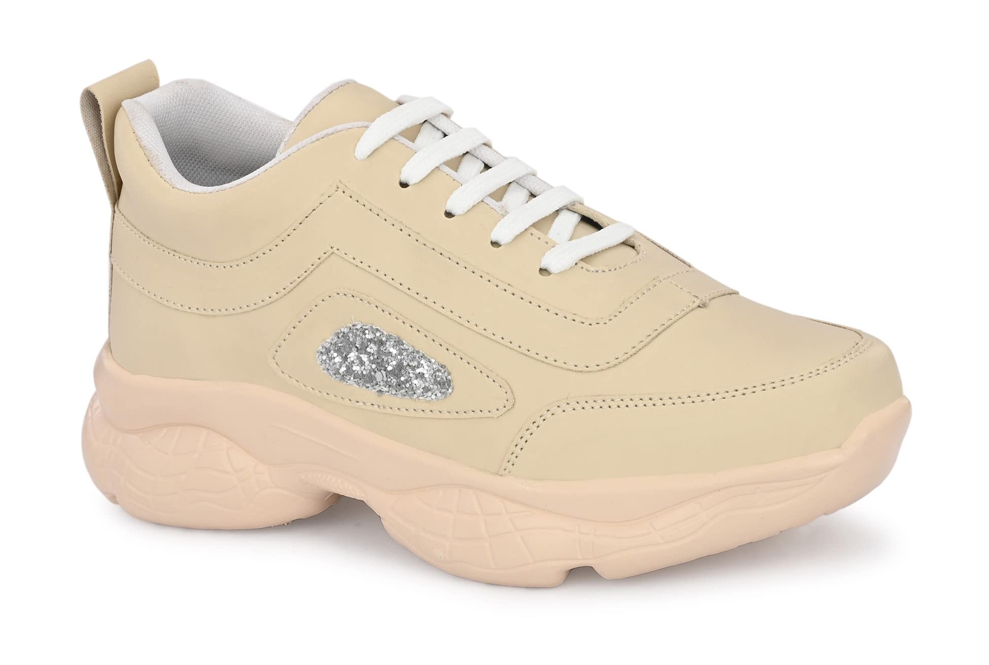 See full amazon price history chart for AFROJACK Womens Sneakers | Lace-Up | Casual Shoes | Beige Color (w200) AFROJACK Womens Sneakers | Lace-Up | Casual Shoes | Beige Color (w200) (B0BSFYDLWD) Amazon Price History, Amazon Price Tracker