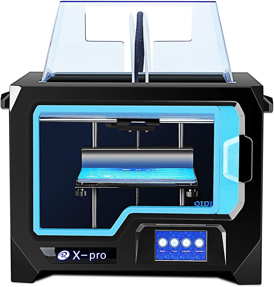 QIDI Technology XD3DP-003 X per 3D printer, 4.3-inch touchscreen, dual extruder, support pressure with ABS, PLA, PETG, TPU filament