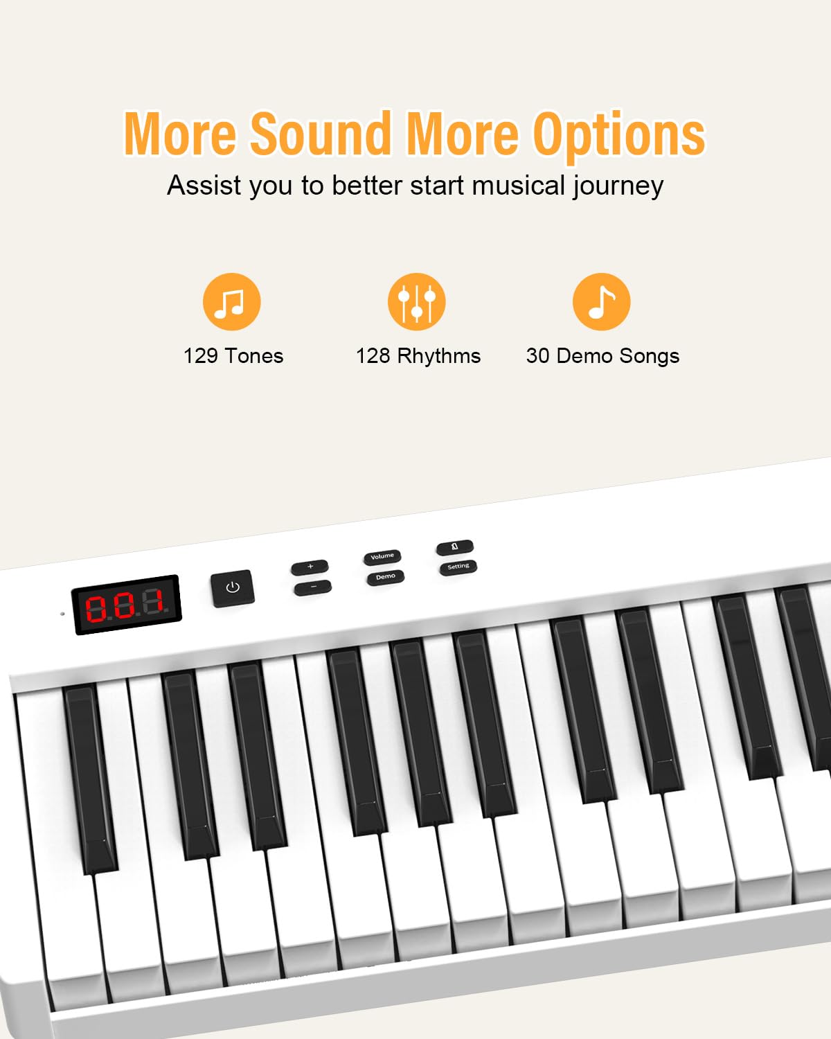 Piano digital de 88 teclas, teclas semipesadas, sensibles al tacto, con soporte X y Bluetooth MIDI, perfecto para práctica en casa, ahorro de espacio y amigable con los vecinos, incluye pedal de
