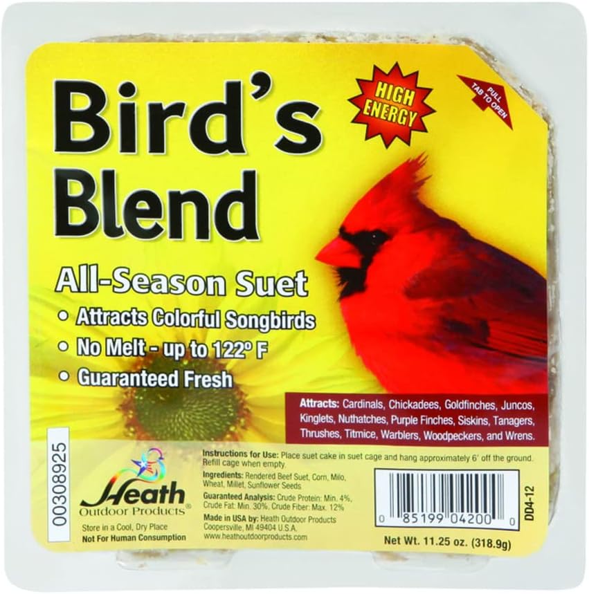 Heath High Energy Bird'S Blend Suet 11.25 Oz