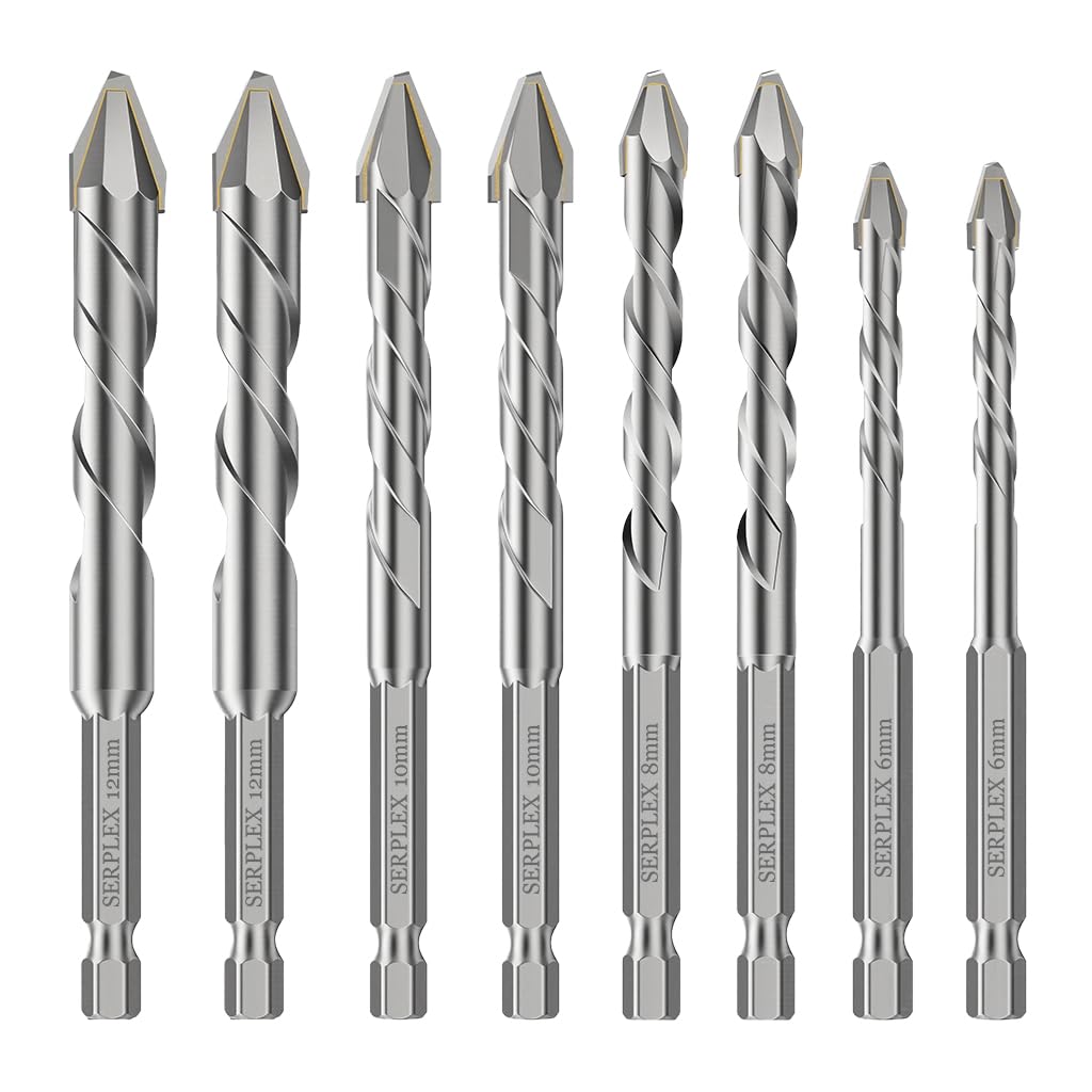 Serplex Drill Bit Set - Concrete & Masonry -8