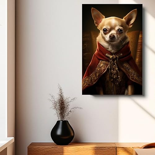 Miniatura 554 de Thuan Chow Chow Retrato de mascota con disfraz real de perro en un disfraz retrato de perro con vestimenta Retrato medieval de mascota retrato