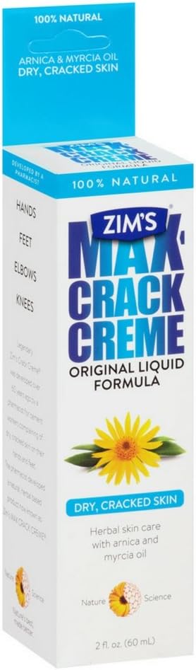 Zim's Crack Creme, Original Liquid Formula, 2 Ounce