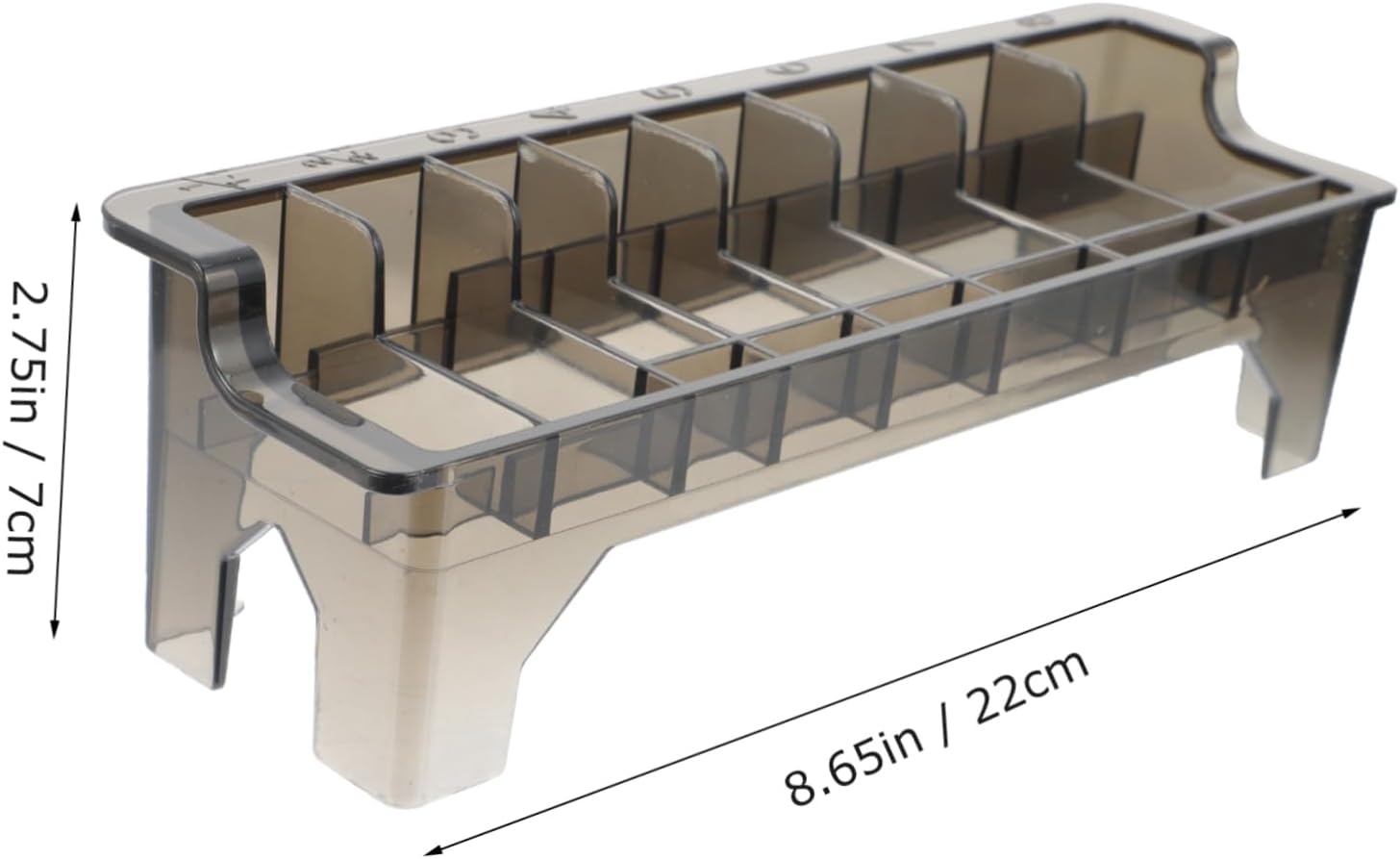Ipetboom Hair Tool Storage Box Limit Combs 1 Pc Plastic Organizer for Barber and Hair Stylist Tools Compact and Sturdy Comb Case for Hairdressing Supplies