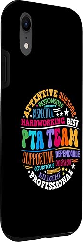 Miniatura 3 de iPhone XR Parents Teacher Association Team Supporter PTA Team Case