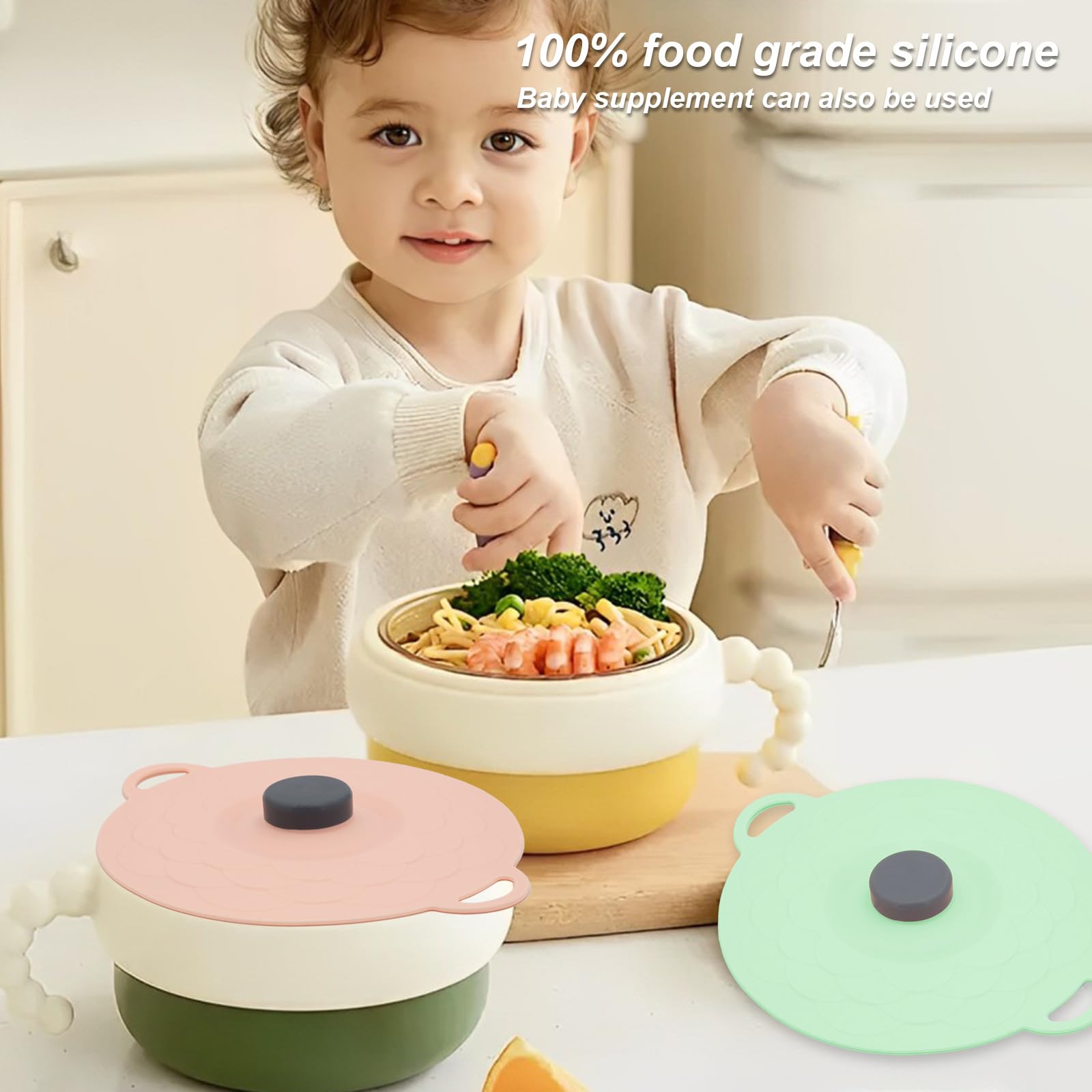 Couvercles En Silicone Pour Bols – 5 Tailles Réutilisables