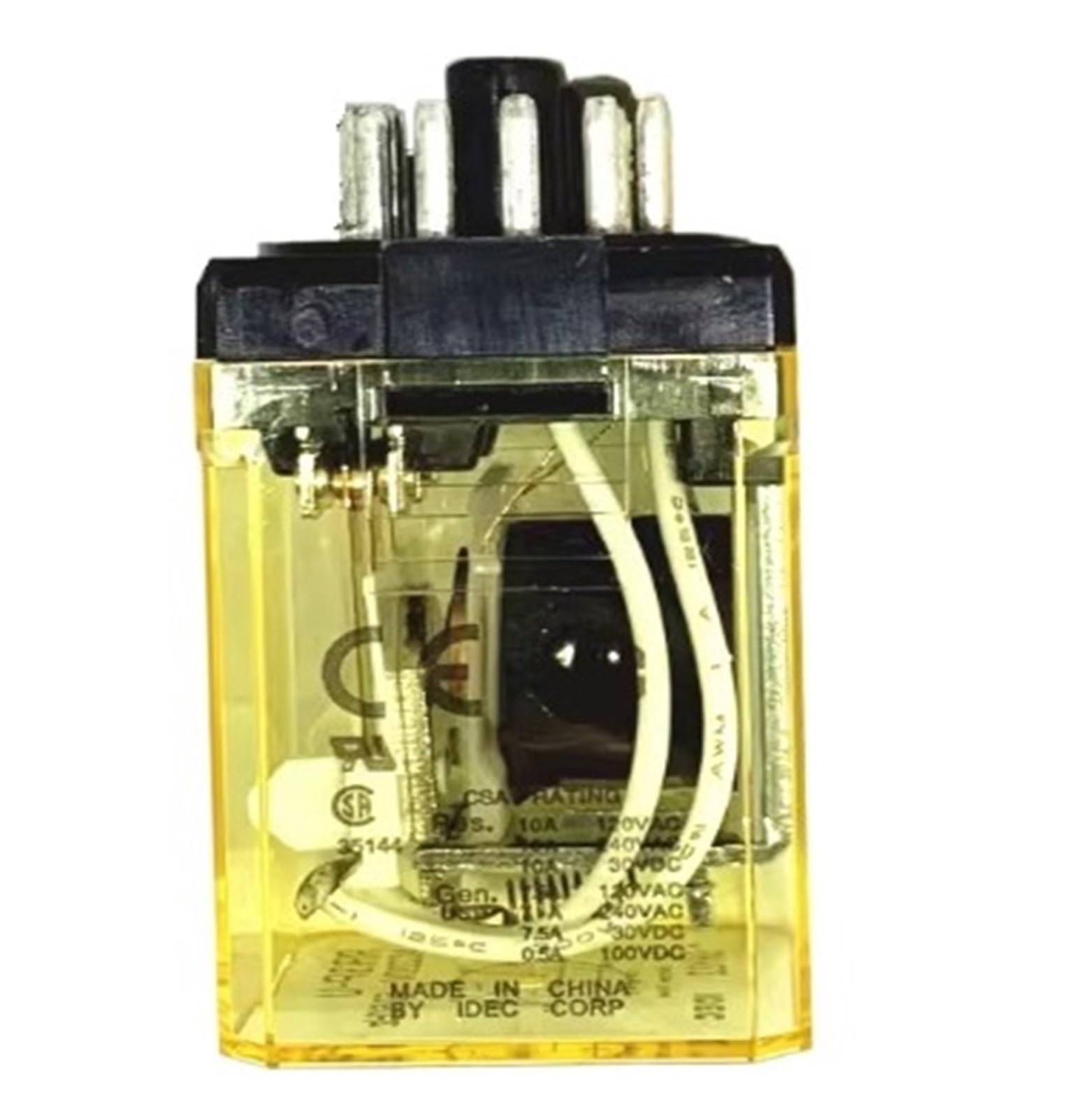 Relais RR3P-U AC220V pour la rénovation des armoires de commande de machinerie 10A