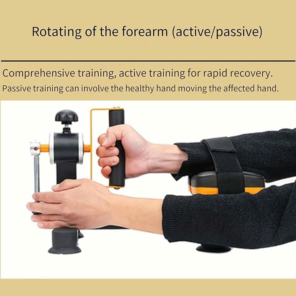 Wrist Flexion and Extension Trainer with Adjustable Resistance, Offering Full-Angle Active/Passive Training; Forearm Rotation Trainer, Suitable for Arm Stiffness