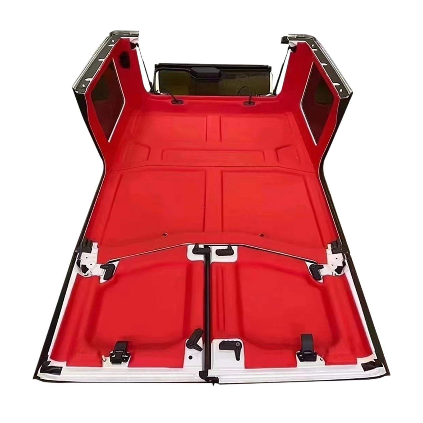 Pengshyzf 3Pcs Red Car Inside 4 Door Roof Heat Insulation Soundproof Cotton Car Insulation Roof Compatible With Jeep Wrangler Jl 2018++ Jl9052 Lantsun(3Pcs Red)