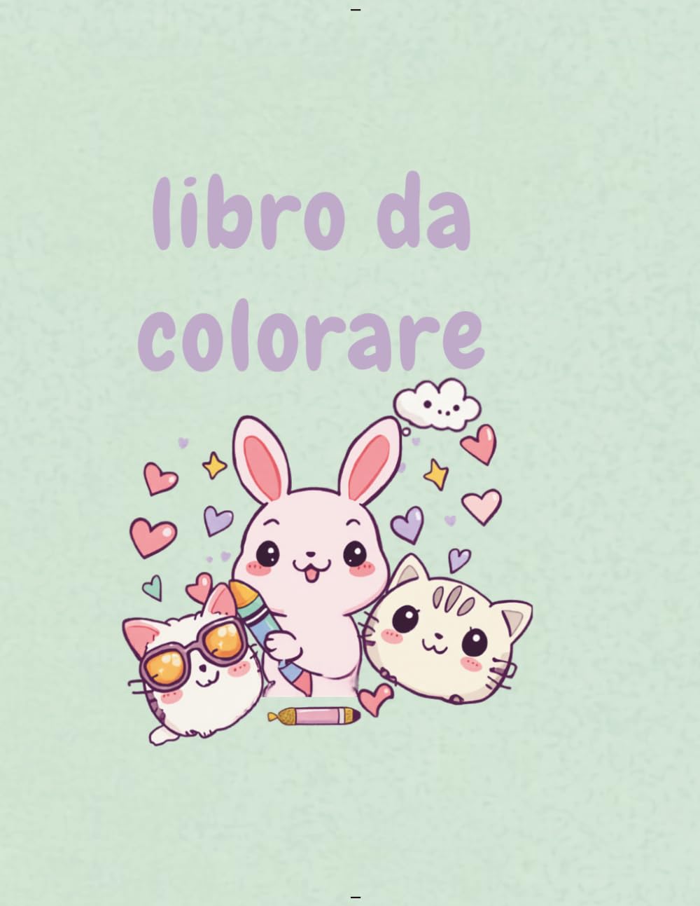 LIBRO DA COLORARE ANIMALI KAWAII