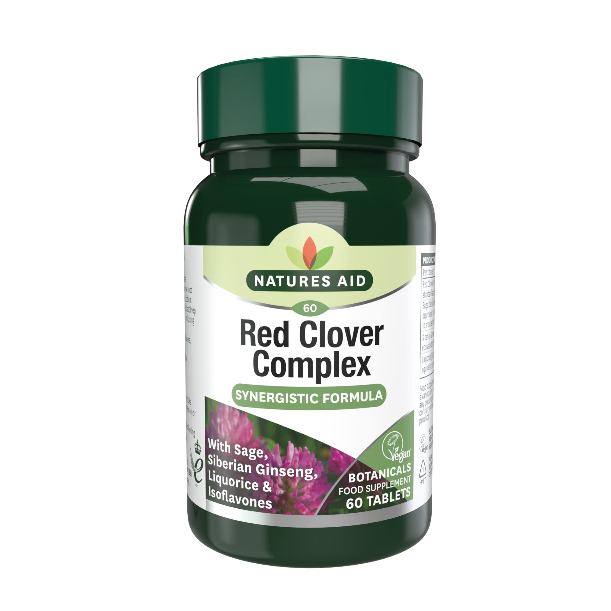 Natures Aid Red Clover Complex Supplement – 60 Tablets