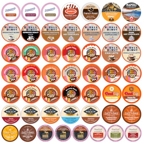 Crazy Cups Custom Variety Pack: coffee, tea & hot chocolate pods