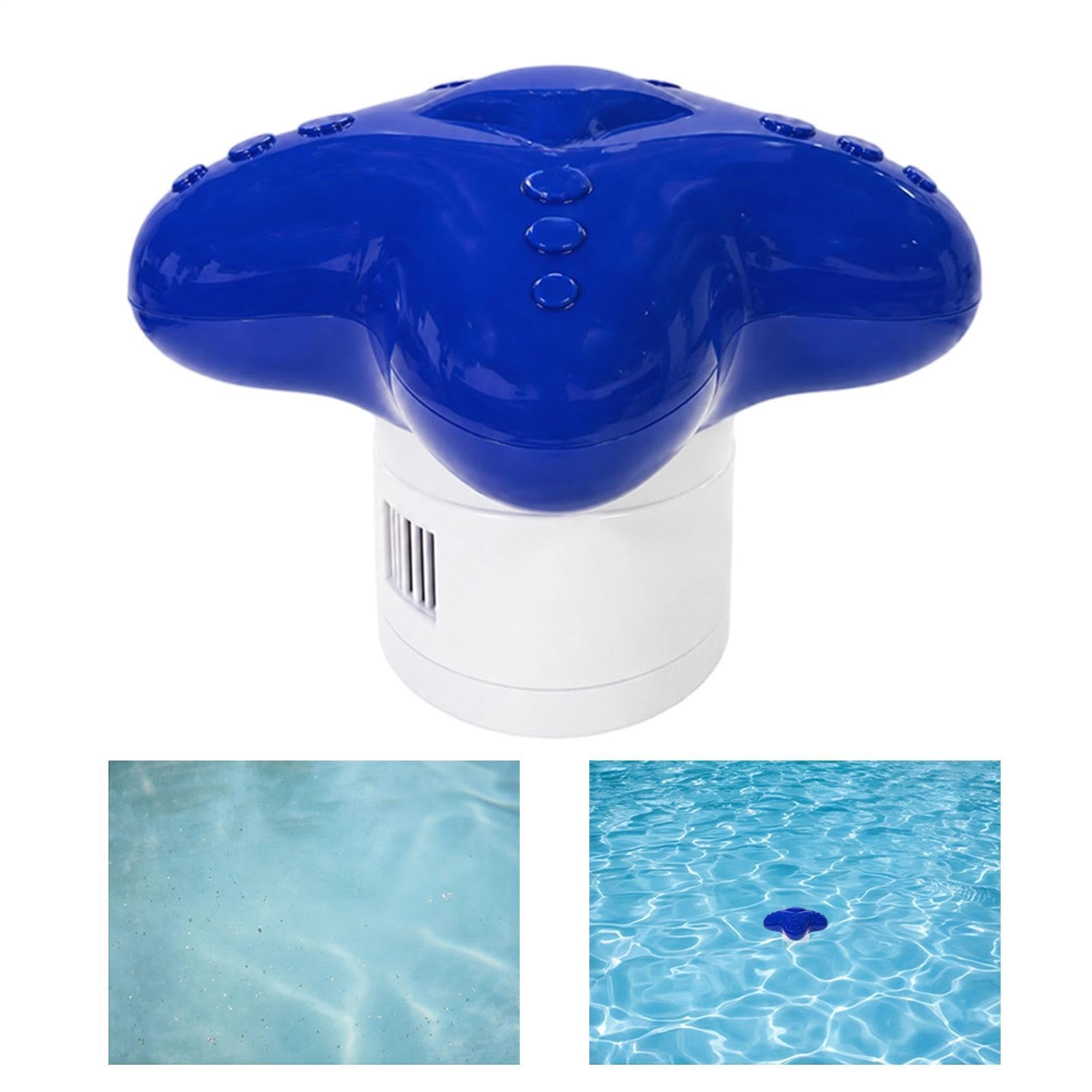 Erogatore Galleggiante per Cloro Galleggiante Automatico Per Spa E | Galleggiante per Piscina a Forma di Stella per Cortile Estivo, Laghetto, Esterno, Casa, Uso Commerciale
