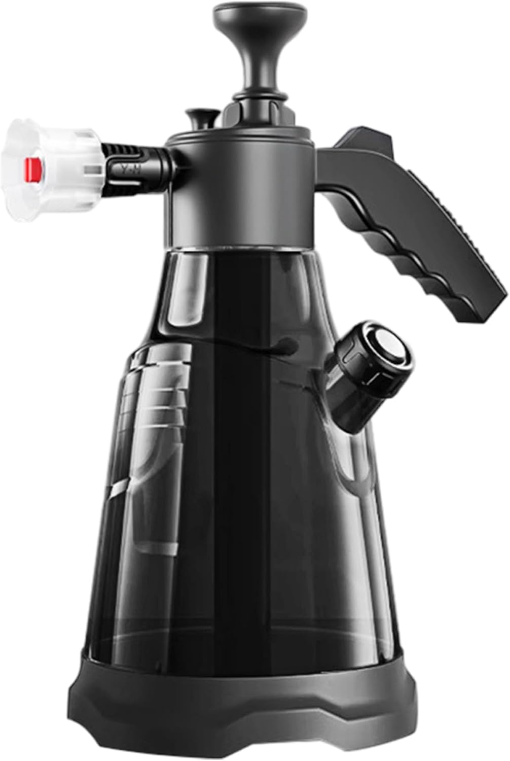 Foamer Sprayer Foam Sprayer, 2.3L Thick Plastic Car Wash with 2 Nozzles Foaming Spray Bottle for Car, Garden, Home, Hotel Cleaning, Grey