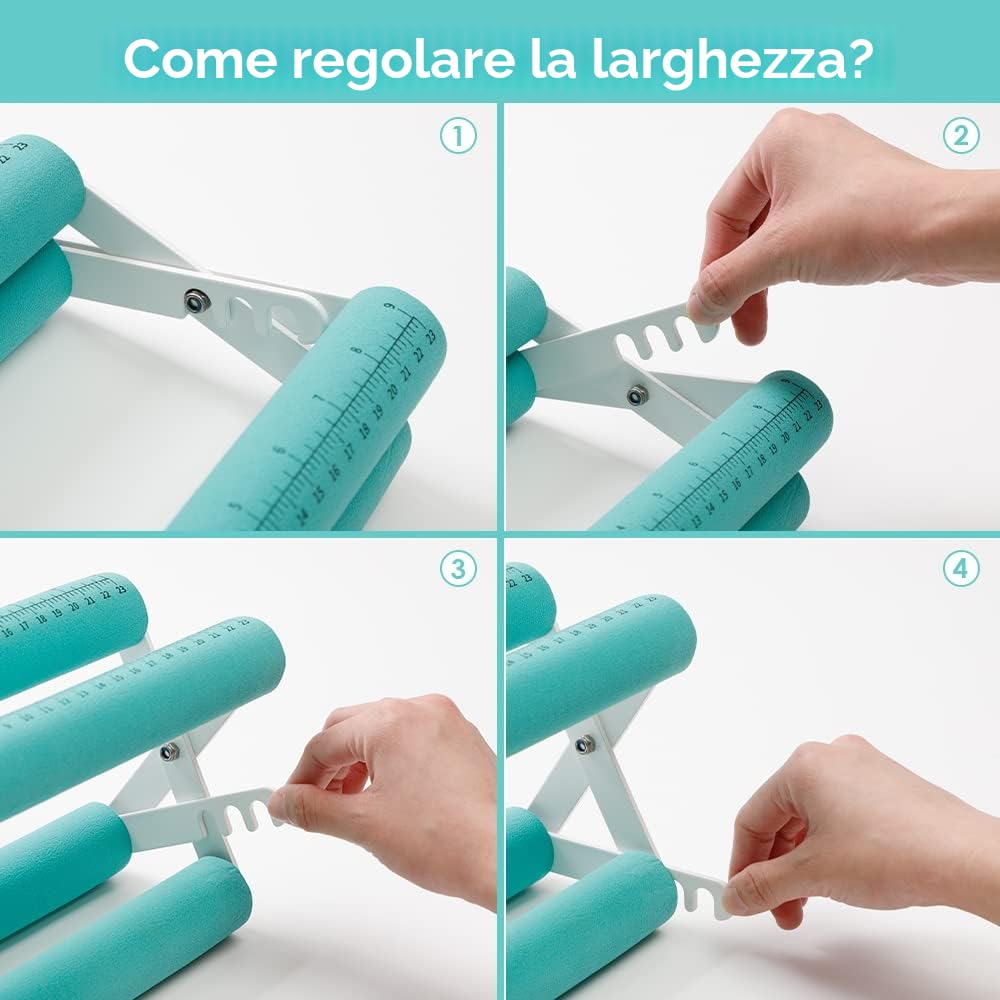 PYD Life Supporto per bicchieri, per decalcomanie in vinile e artigianato, verde menta | 3 supporti regolabili in schiuma per bicchieri, tazze, tazze e bottiglie. Ideale per lavori in vinile e progetti fai da te.