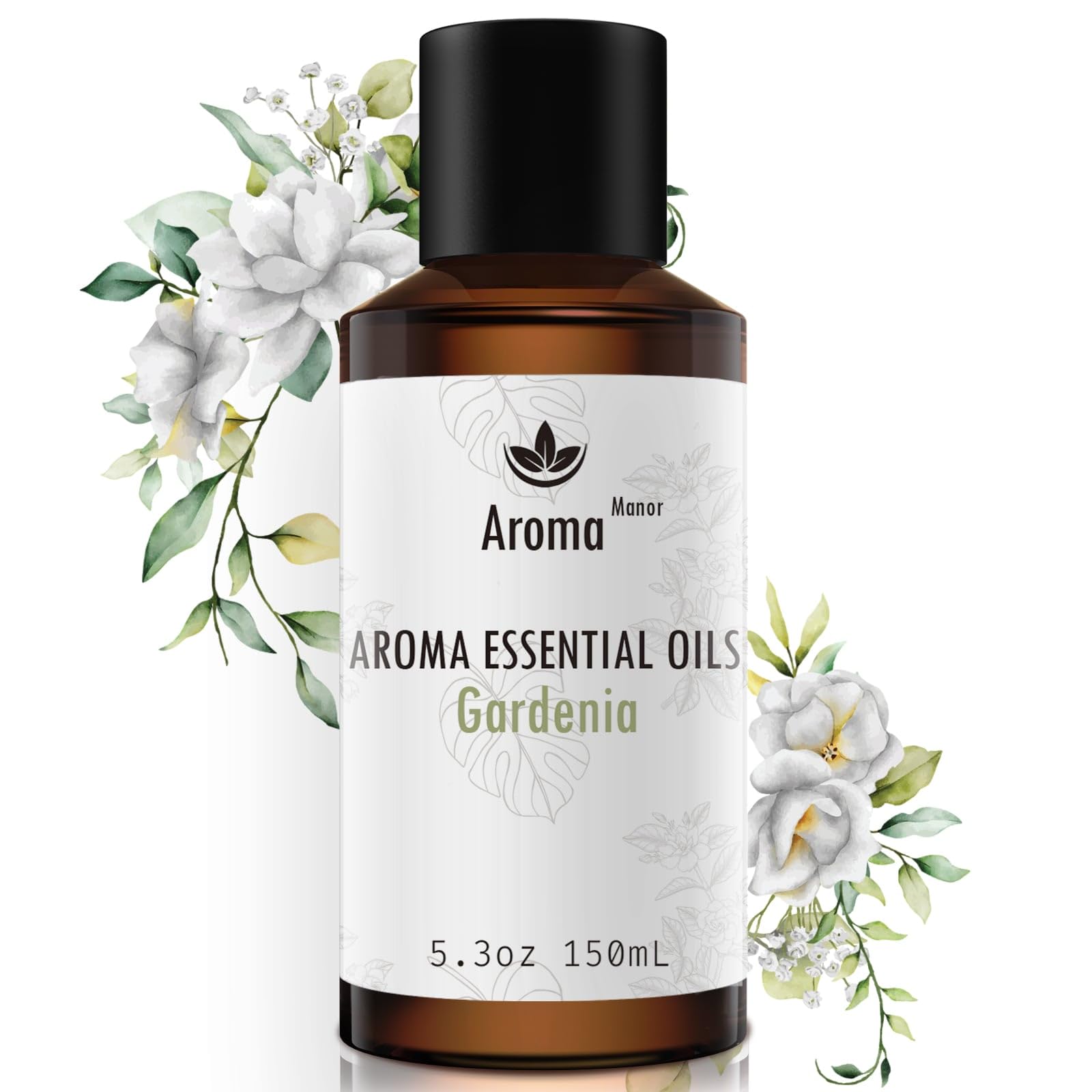 Hotel Diffuser Oil - Gardenia Essential Oils for Scent Air Cold Diffuser - Gardenia, Jasmine, Green Leaves, Lily of The Valley - Home Luxury Scents Aroma Fragrance