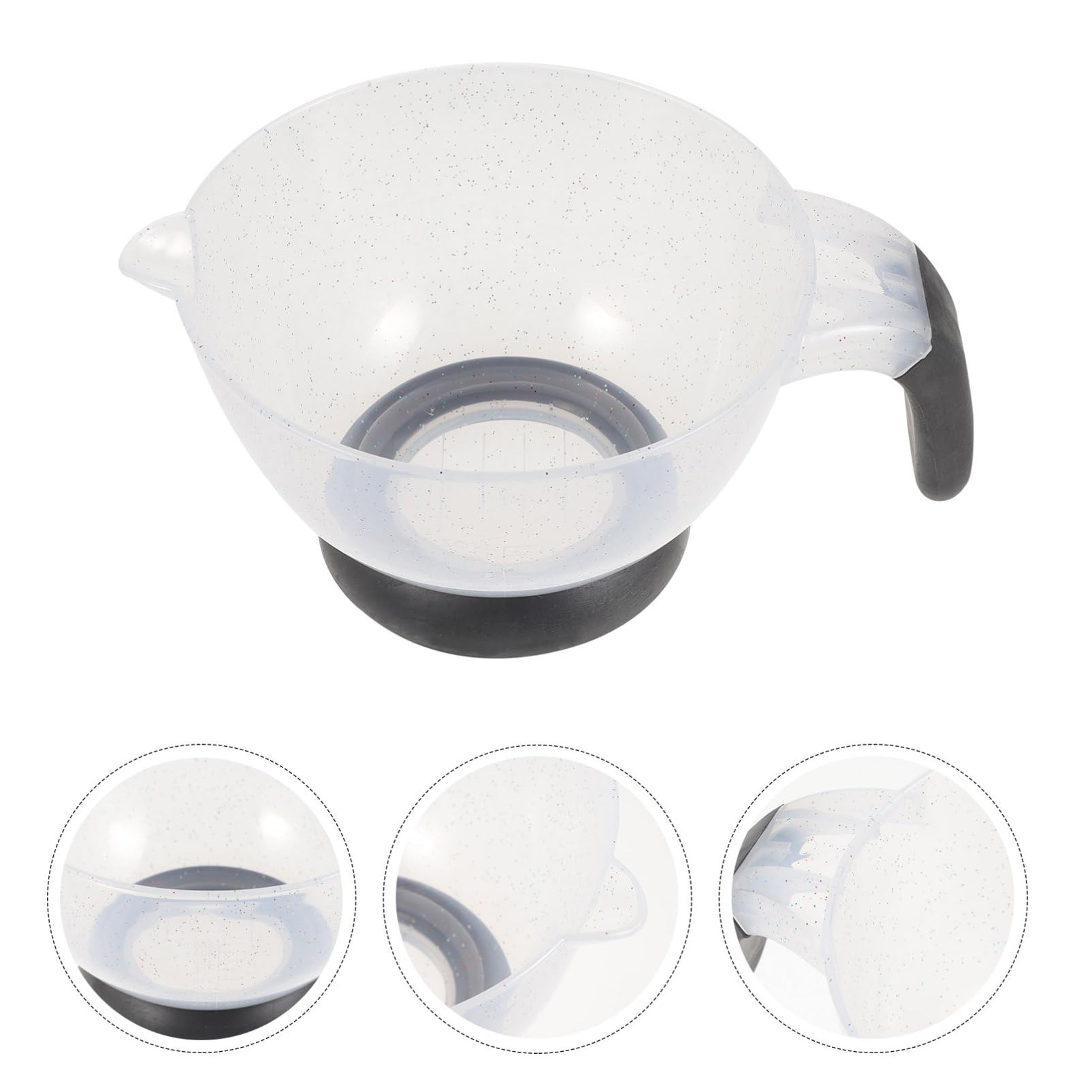 VALICLUD 5stücke Hair Dye Mixing Bowl Mit Saugnapfbasis Professionelle Färbeschale Silikon Einfach Zu Reinigen Für Diy-haarfärbung Im Salon Hause