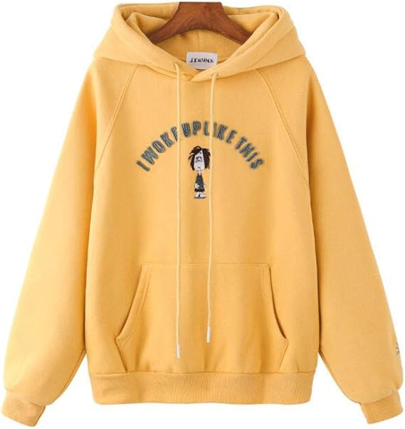 Amazon Co Jp レディース パーカー ゆったり 刺繍絵图 ショート トレーナー 韓国風 裏起毛 春秋冬 フード付き プルオーバー パーカー ファッション 英字付 ストリート 3色 イエロー F 服 ファッション小物 Amazon Co Jp レディース パーカー ゆったり 刺繍絵图 ショート トレーナー 韓国風 裏起毛 春秋冬 フード付き プルオーバー パーカー ファッション 英字付 ストリート 3色 イエロー F 服 ファッション小物