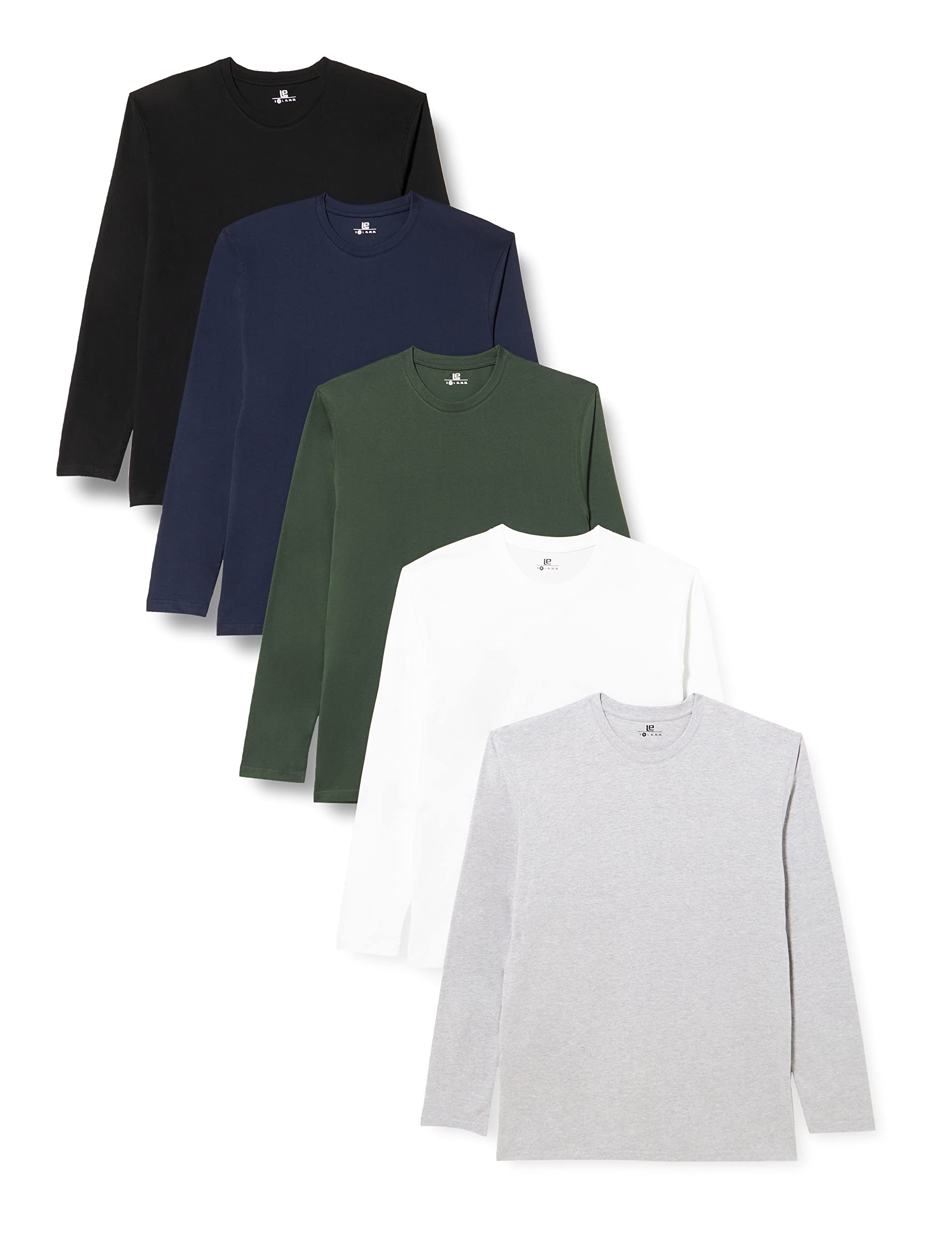 Lower East Herren-Langarm-T-Shirt aus Baumwolle